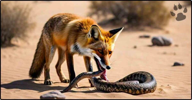 Do foxes eat snakes