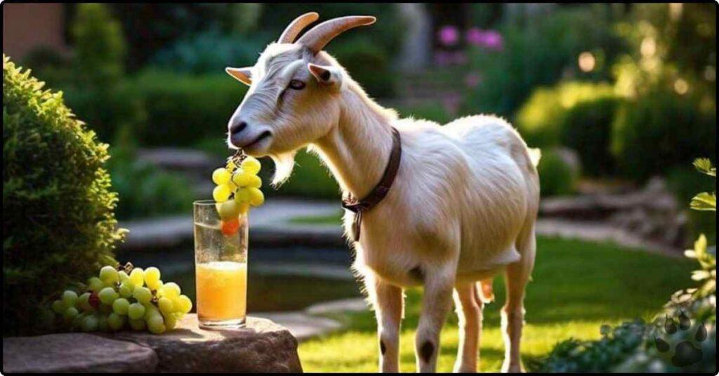 Can Goats Drink Grape Juice