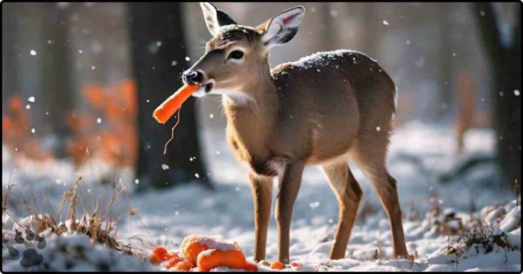 Can Deer Eat Carrots in the winter