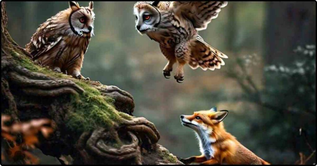 Do foxes eat owls