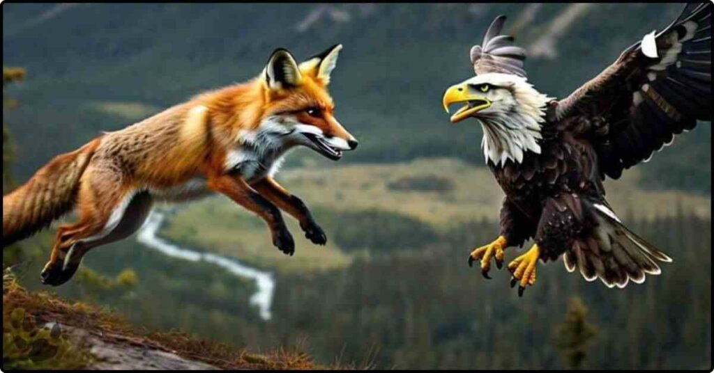 Do foxes eat eagles