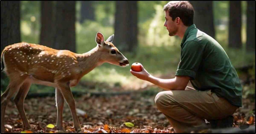 Can you feed deer apples