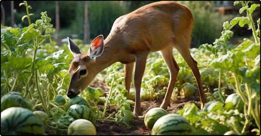 Do Deer Eat Watermelon Plants