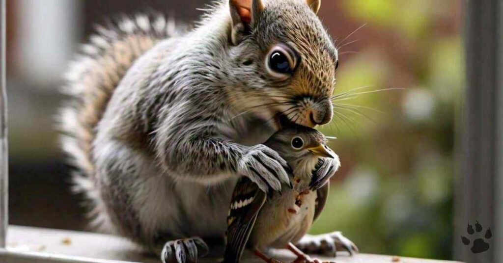 Do Squirrels Eat Birds