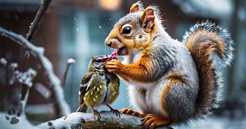 Do Squirrels Eat Birds In The Winter