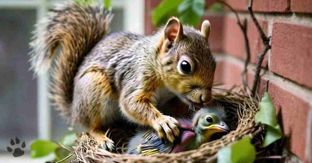 Do Squirrels Eat Baby Birds