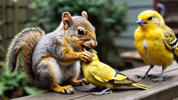 Do Squirrels Eat Birds