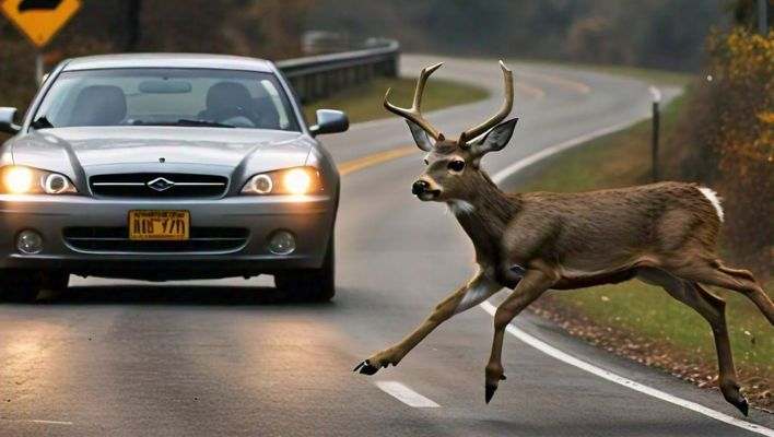 Why Do Deer Jump In Front Of Cars