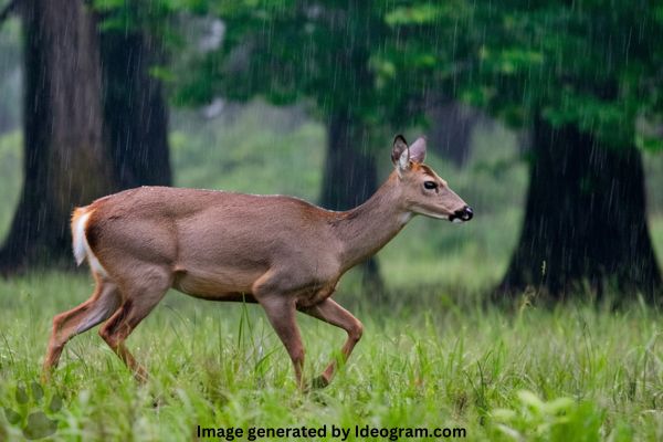 Do Deer Move in the Rain