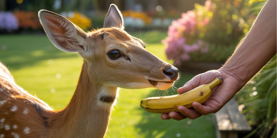 Do deer eat bananas