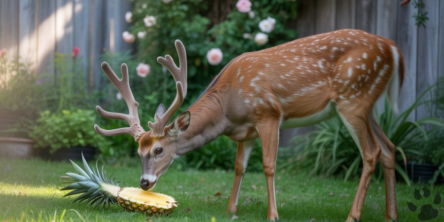 Do deer eat pineapple