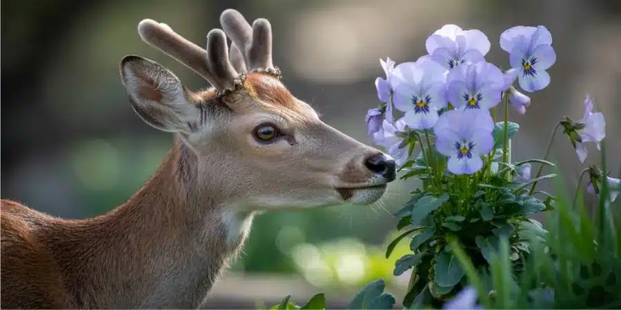 Do deer eat pansies