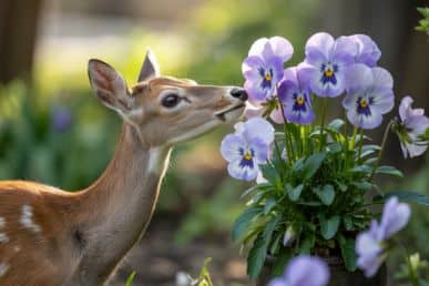 Do deer eat pansies