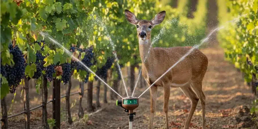 The most common ways to deter deer from your vineyard